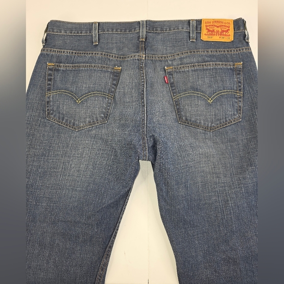 Levi Strauss & Co 569 Classic Blue Denim Straight Leg Jeans Size 38x32 H-3319 - Picture 10 of 11